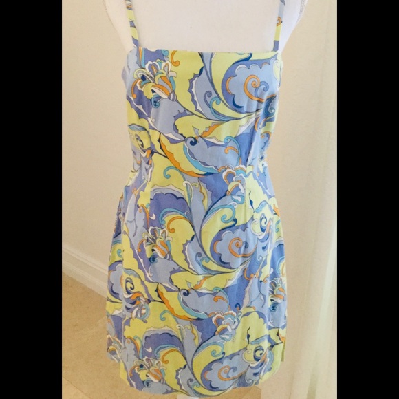 Hugo Buscati Dresses & Skirts - HUGO BUSCATI SPRING/SUMMER DRESS LIGHT BLUE/LEMON